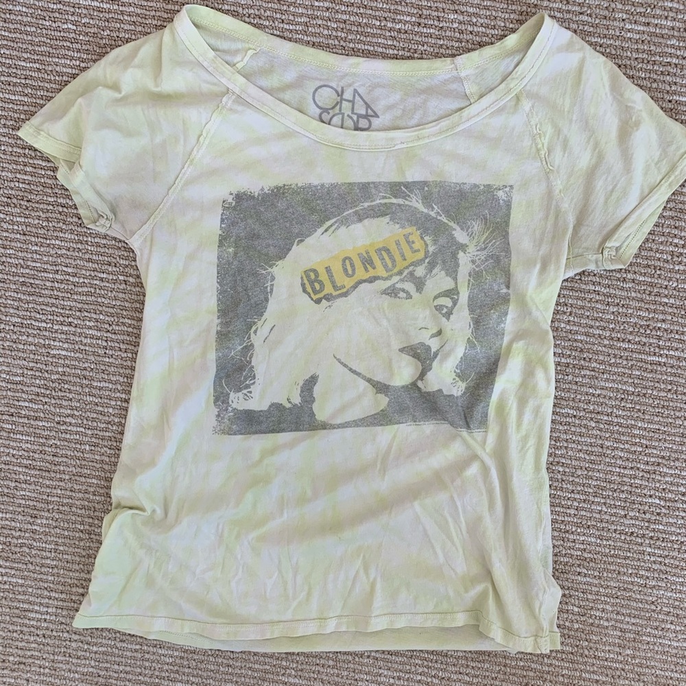 CHASER Vintage yellow Blondie Tee size S